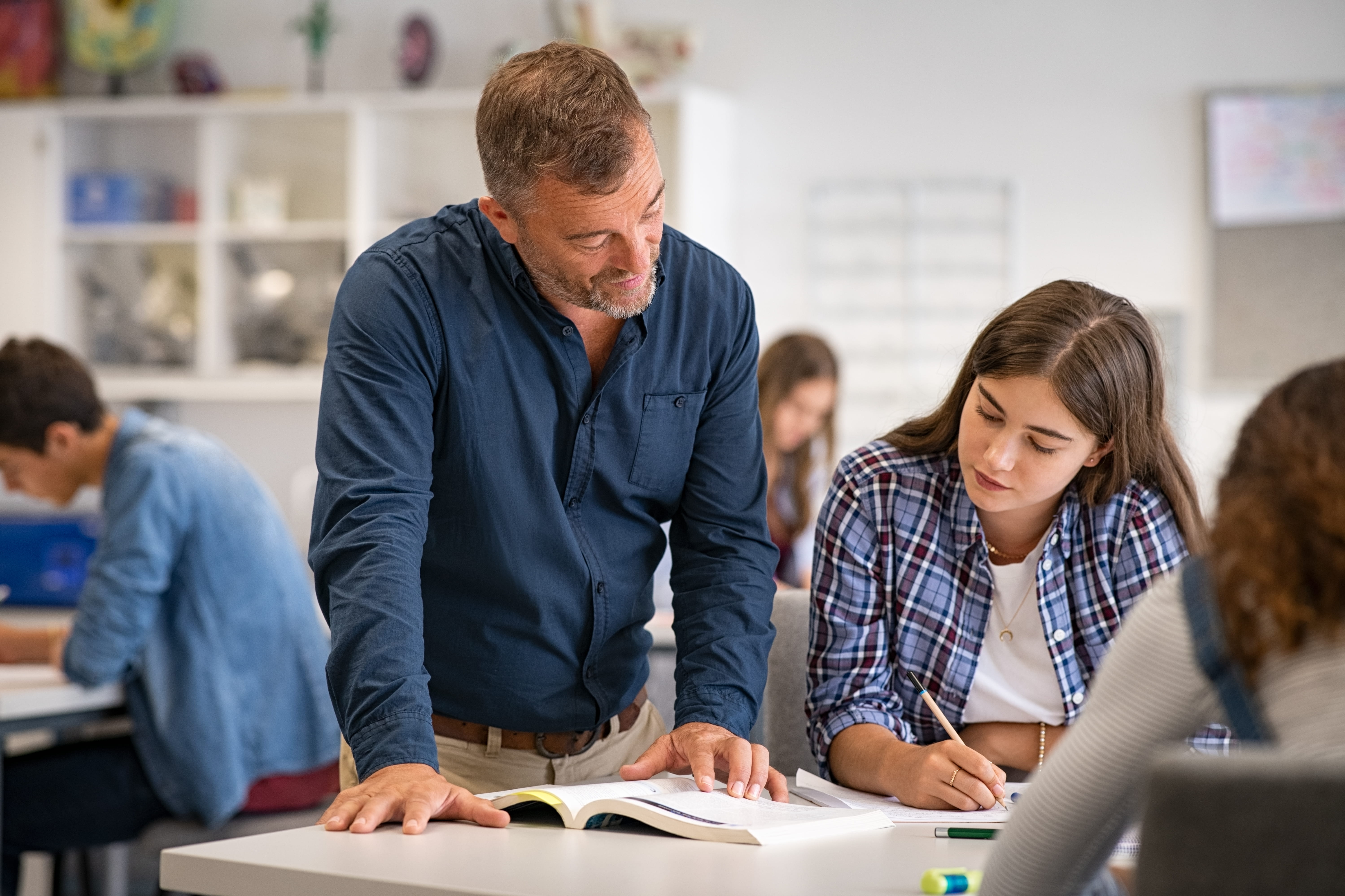 instructor with student