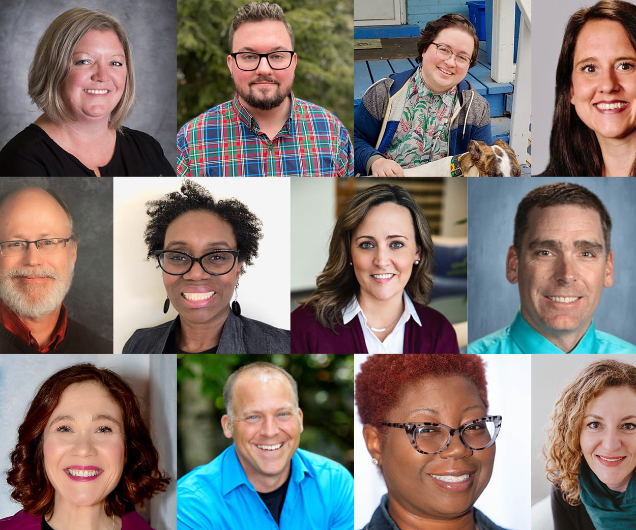 Collage of Pictures of Teacher of the Years