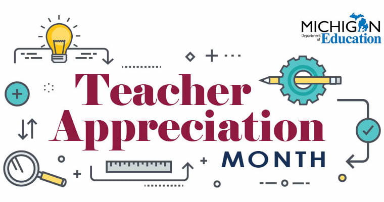 Teacher Appreciation Month Logo