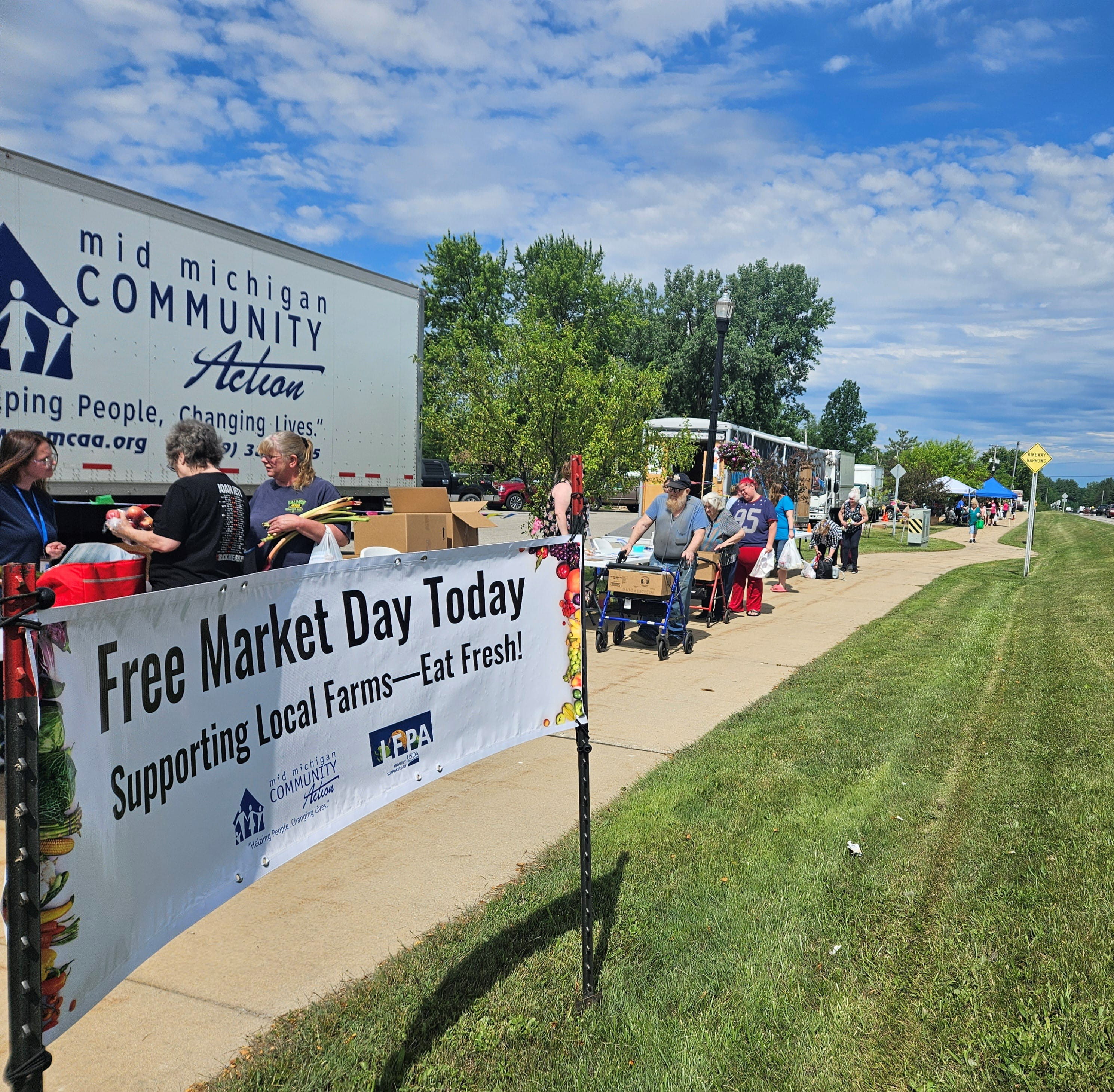 Mid Michigan Community Action Agency Free Market Day