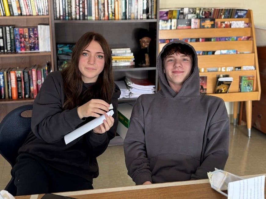 female and male student from Quest High School
