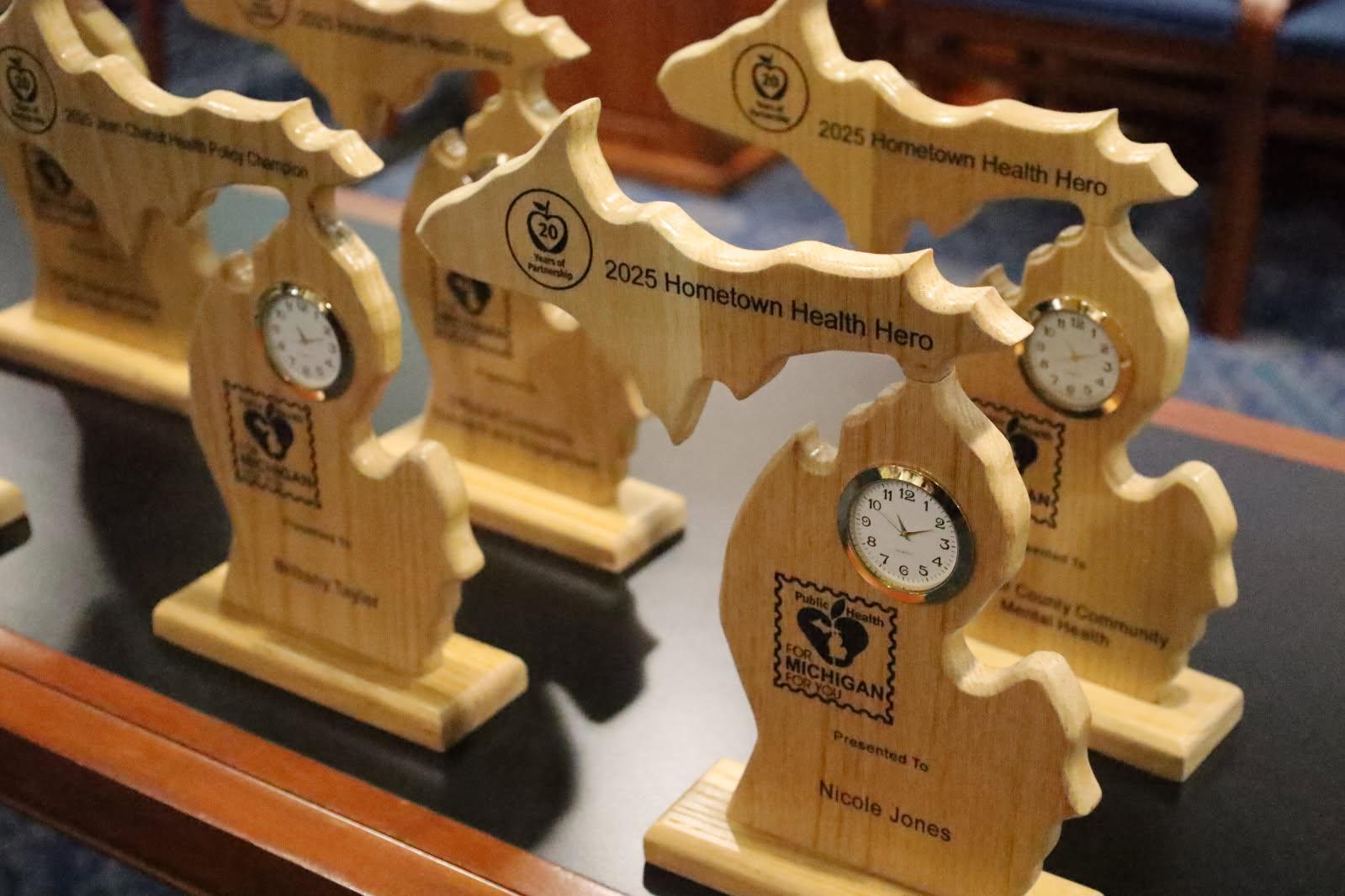 2025 Jean Chabut Health Policy Champion and Hometown Health Heroes awards.