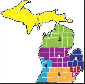 PARC Map Post Adoption Resource Centers map