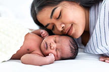 mother with newborn
