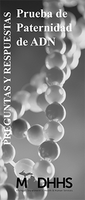 DNA testing brochure spanish