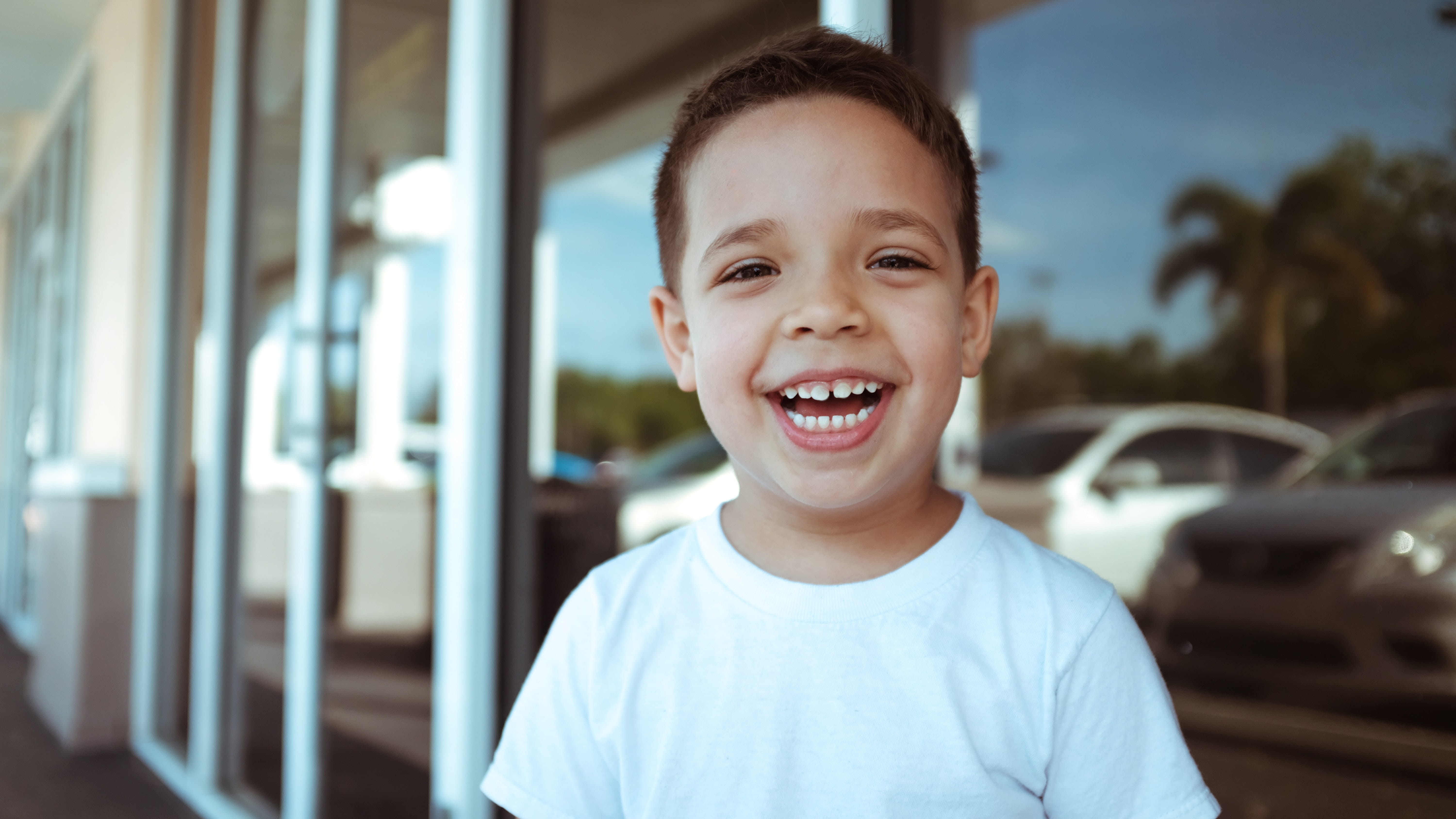 Photo of boy smiling.
