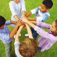 circle of children