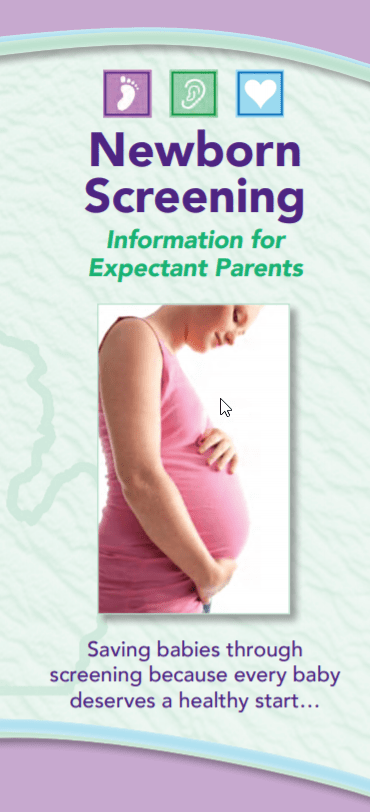 Screenshot of Expectant Parent Brochure