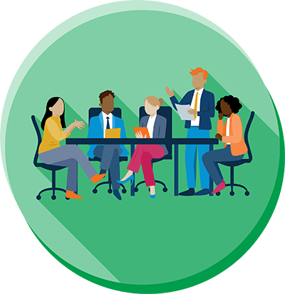 Meeting button