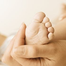 Photo of a baby's foot