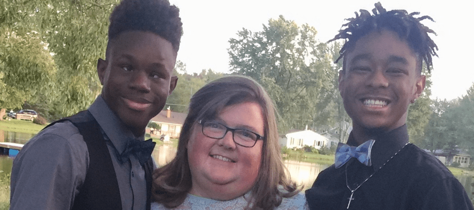 Sarah and Boys Photo