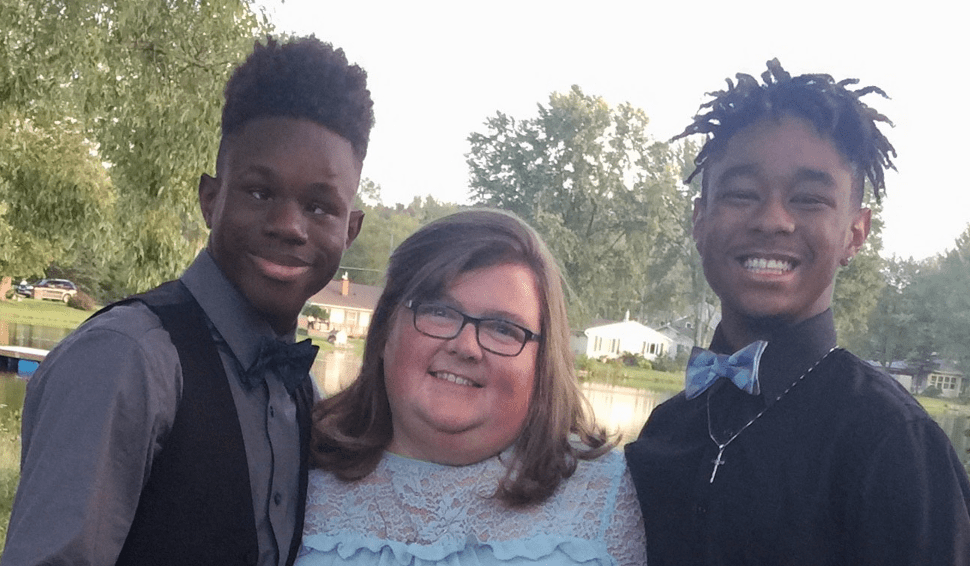 Sarah and Boys Photo