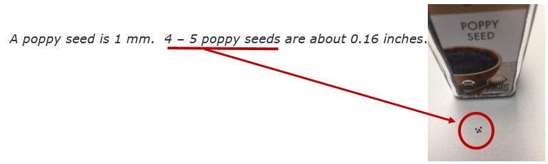 Image of a poppy seed.