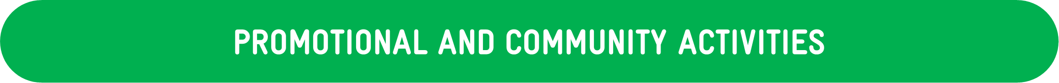 Promotional and Community Activities