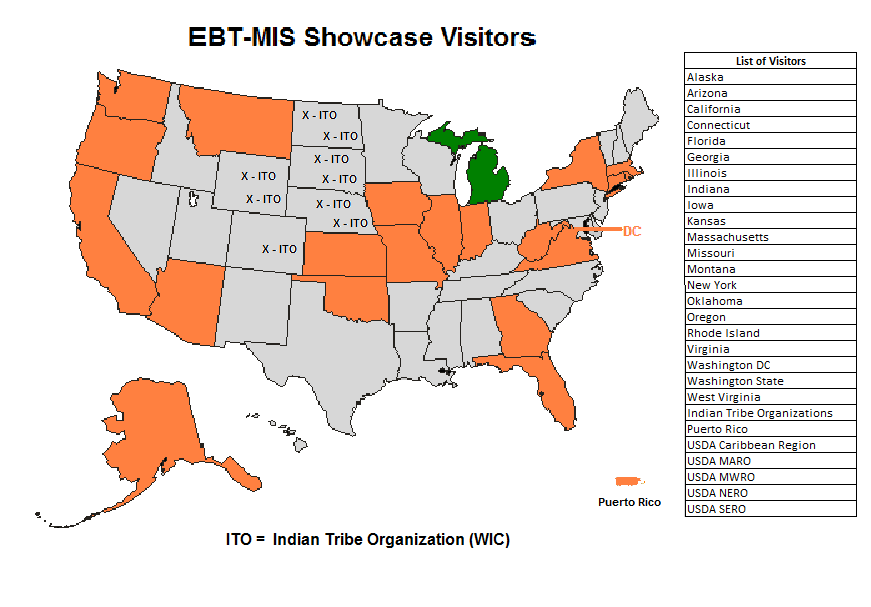 State Visitor Map