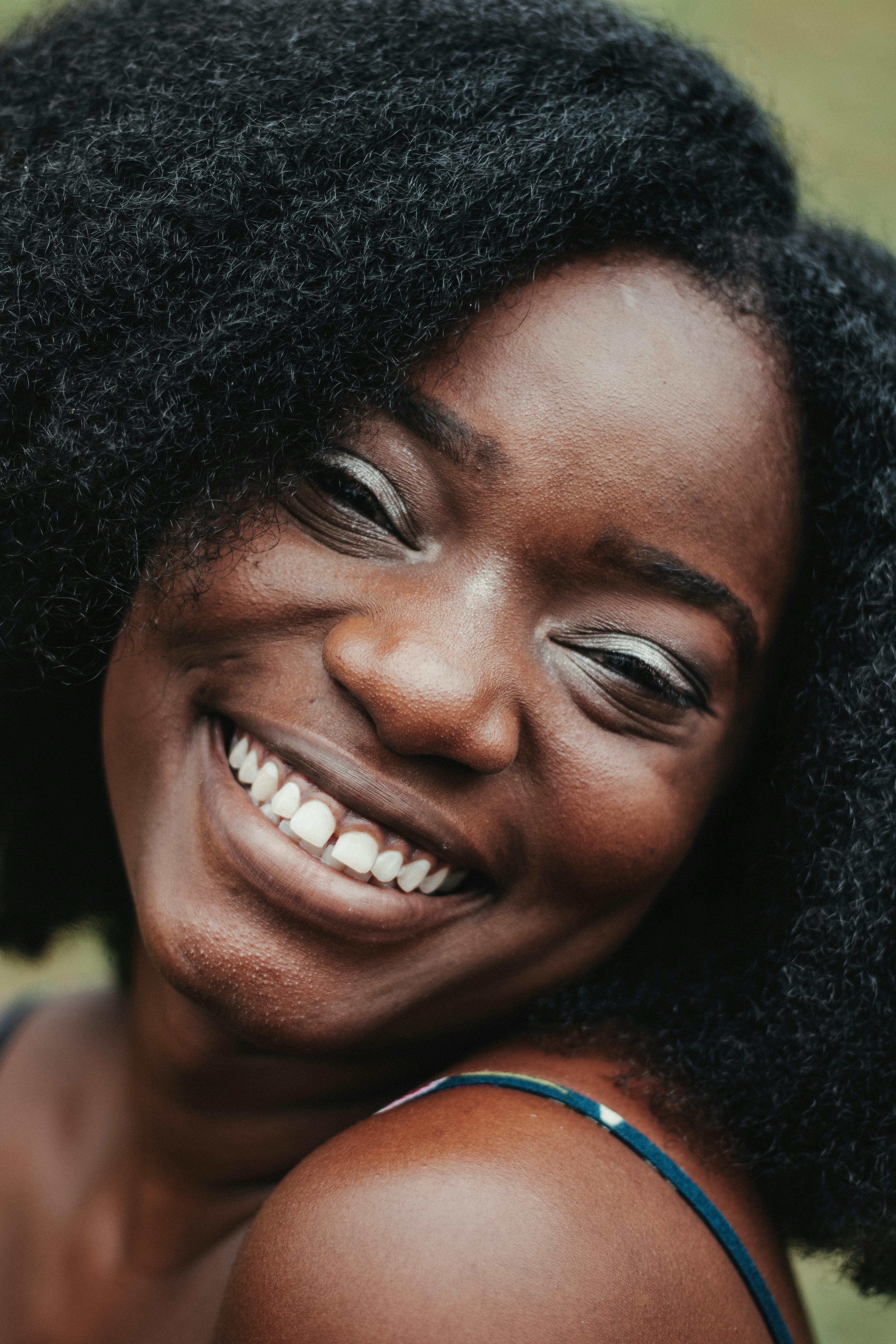 woman close up portrait