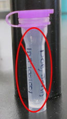 Incorrect labeling of capillary specimen tubes 