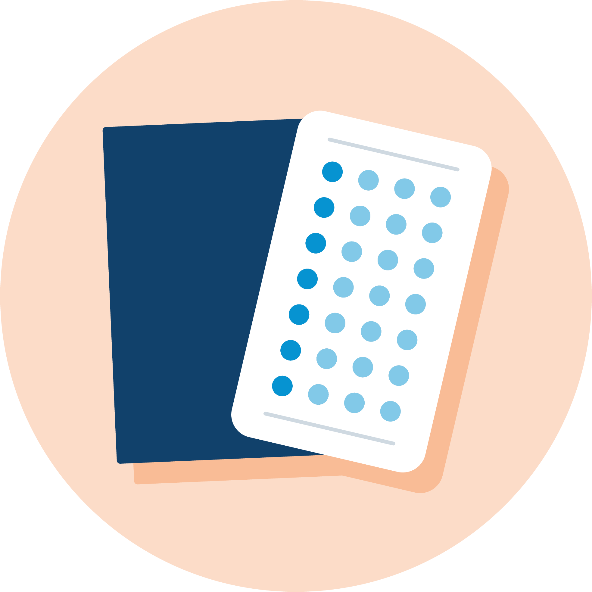 Cartoon Icon of Birthcontrol