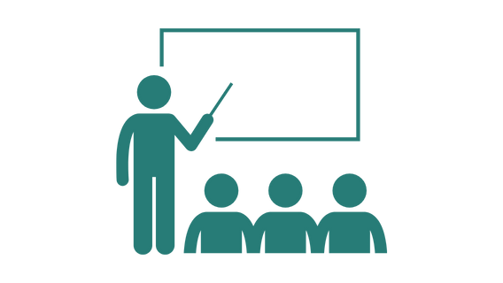 People in training