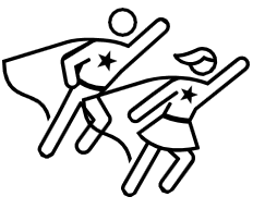 Male Female Superheroes