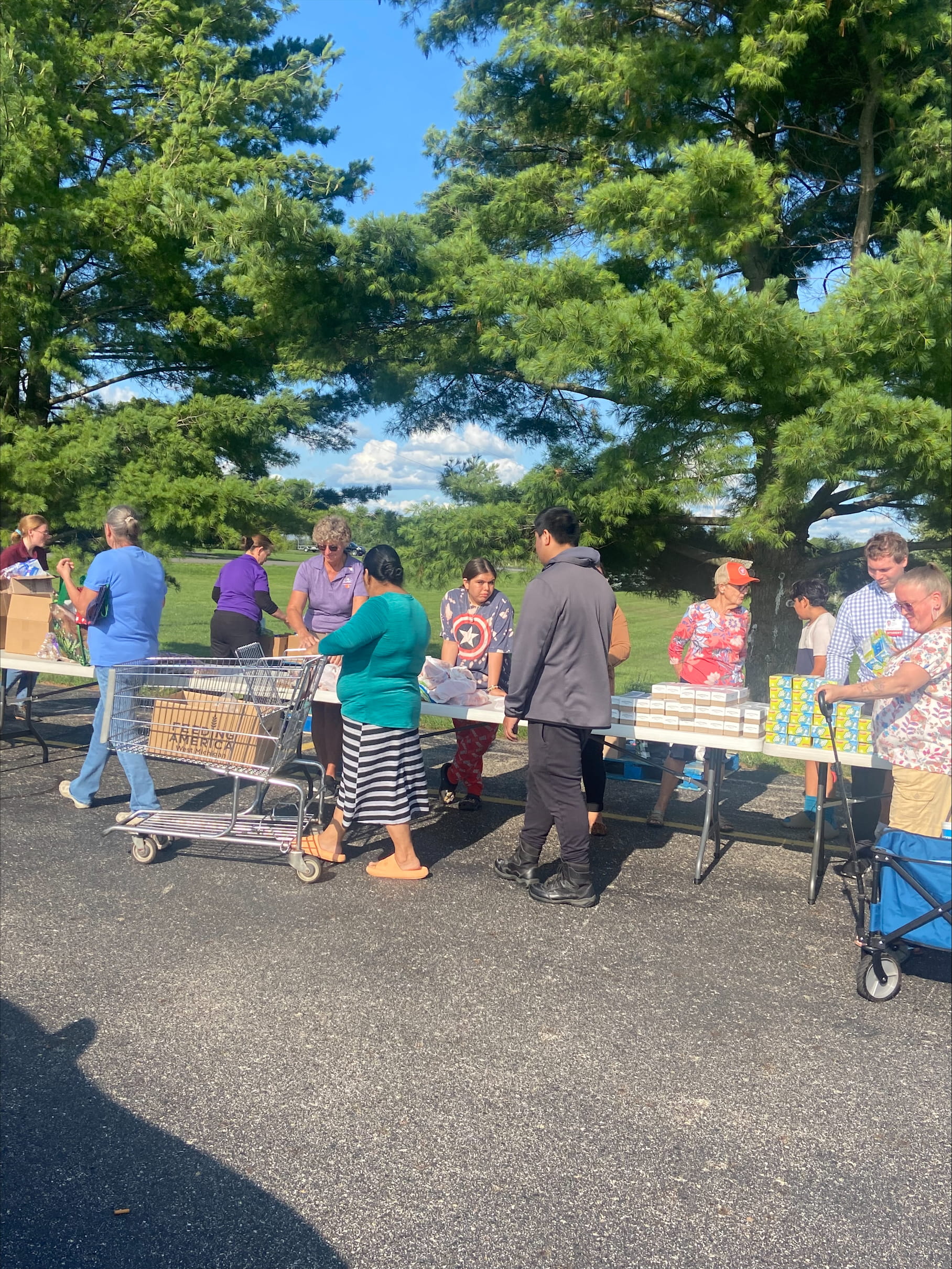 Sparta Area MRC Food Distribution 7-17-23