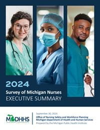 2024 Michigan Nurses Executive Summary Cover