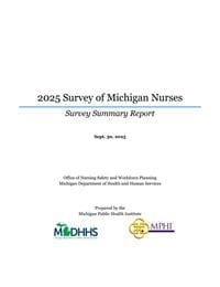 2025 Michigan Nurses Survey Cover