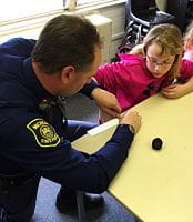 Trooper Zeilinger fingerprinting Alivia Turner