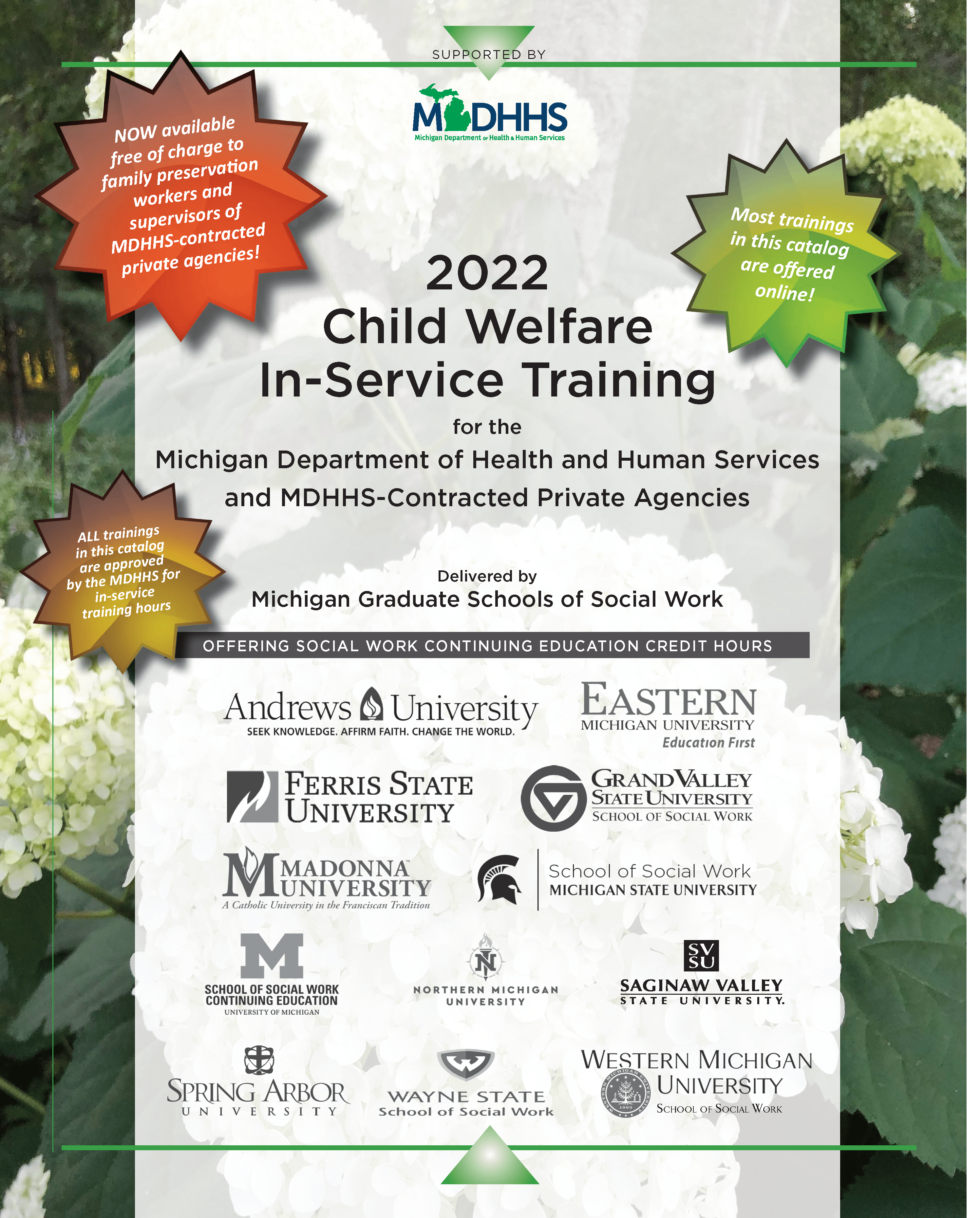 2022 Child Welfare In-Service Training