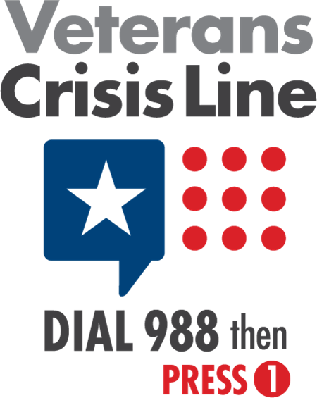 Veterans Suicide Prevention logo and link
