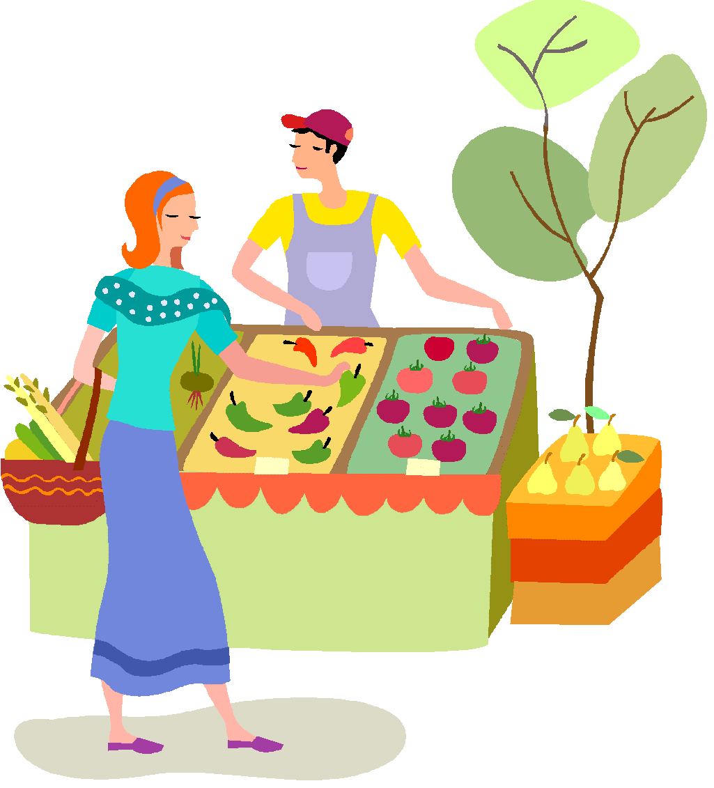 Image of fruit and vegetable stand