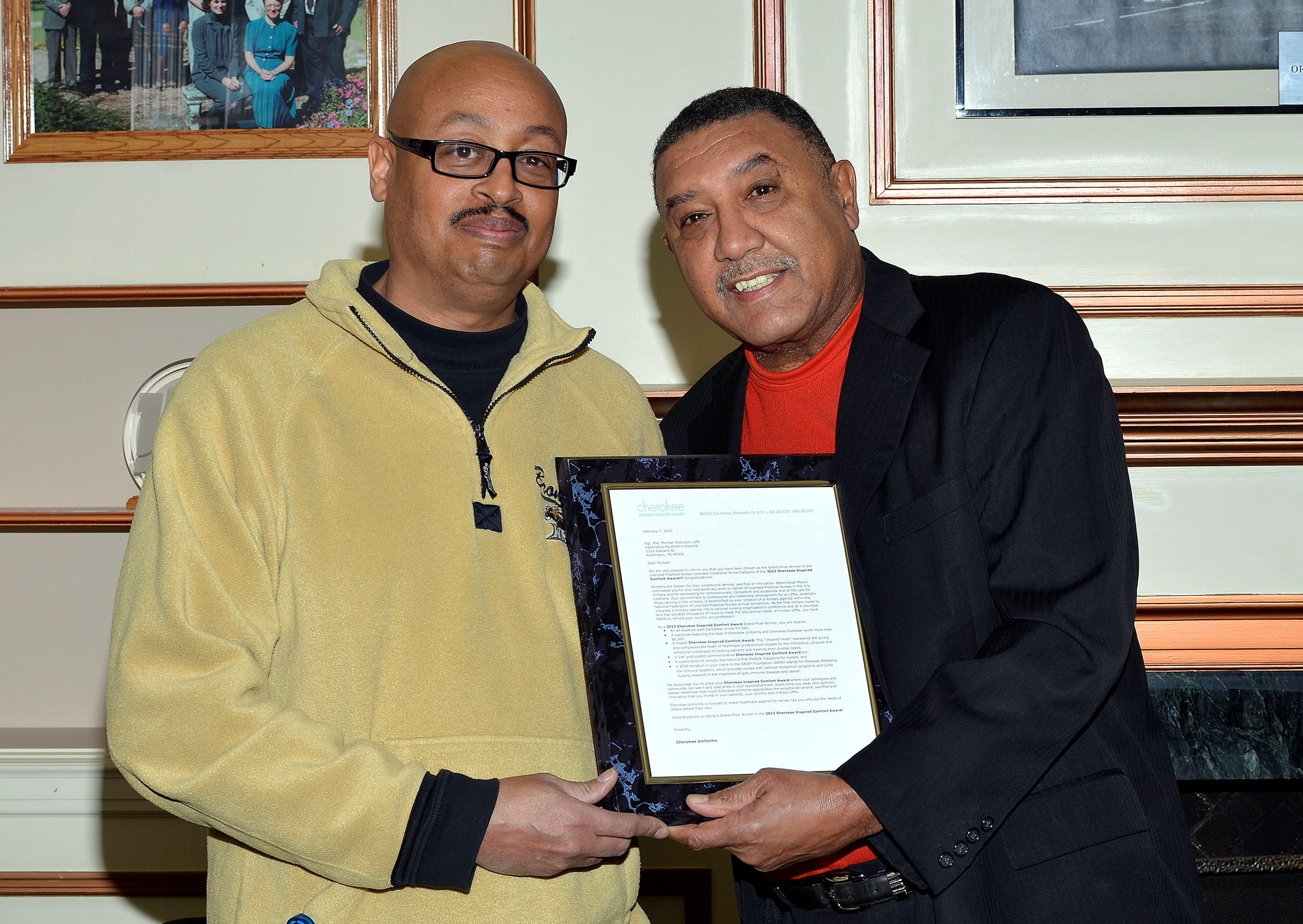Mike Robinson Award 1