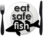 fish with plate and eat safe fish