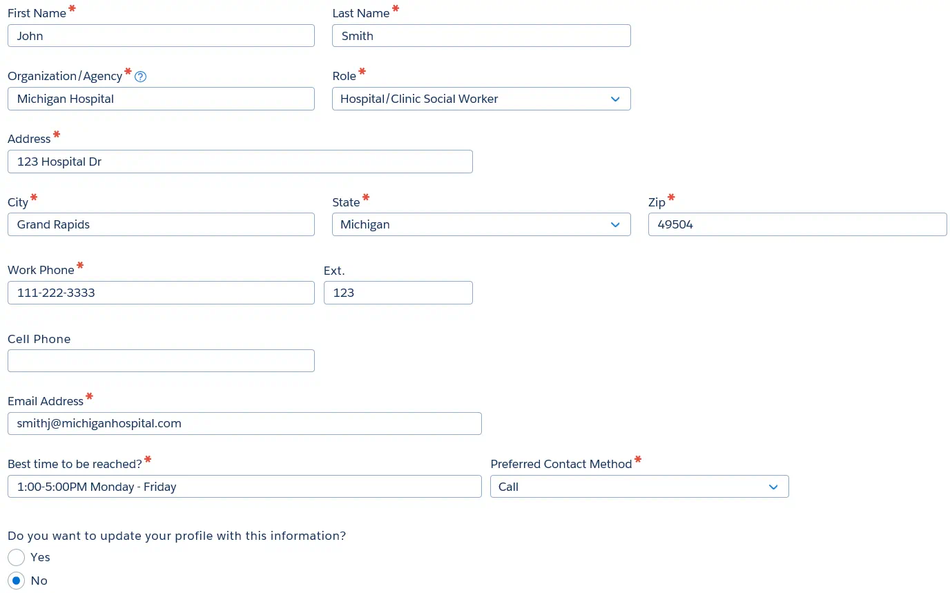 Reporting Source screenshot