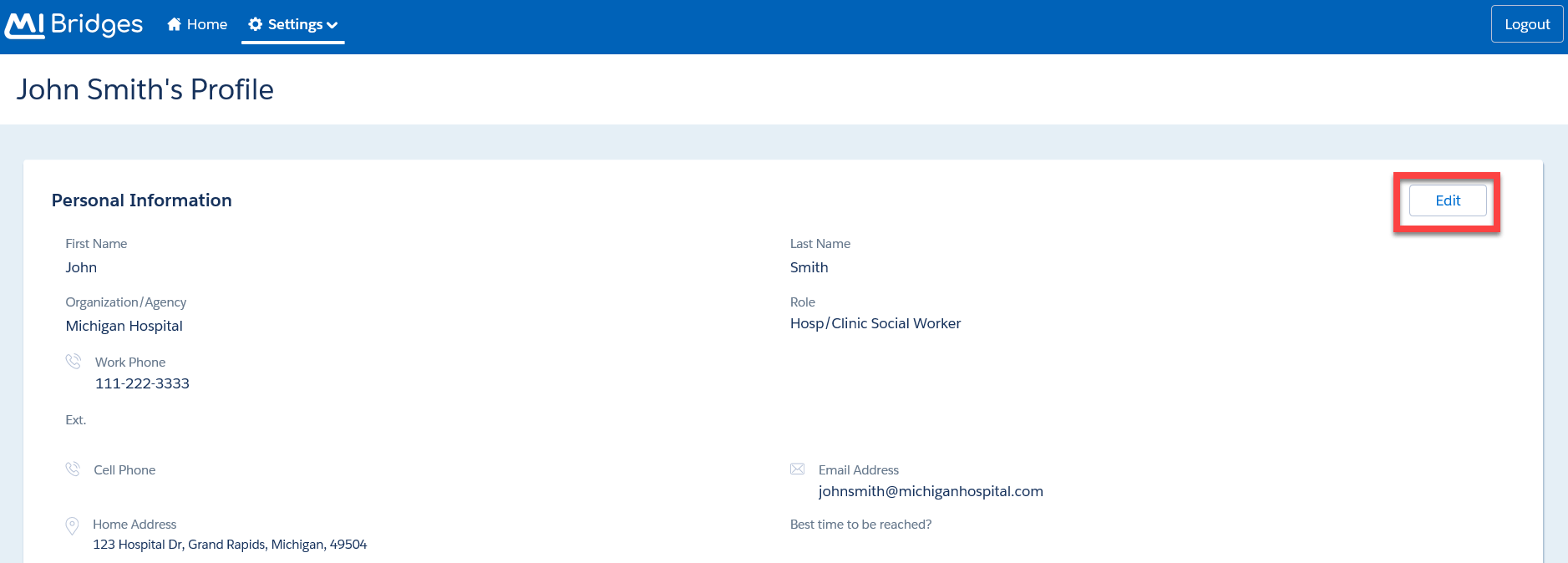 Update Your Profile screenshot 2