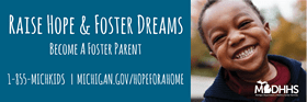 FosterCare Banner inset with Boy