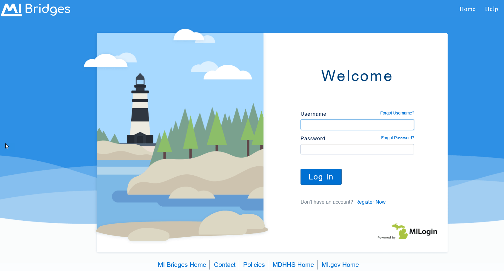 Log In screenshot 2