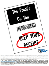 Keep your receipts. The Proofs on You