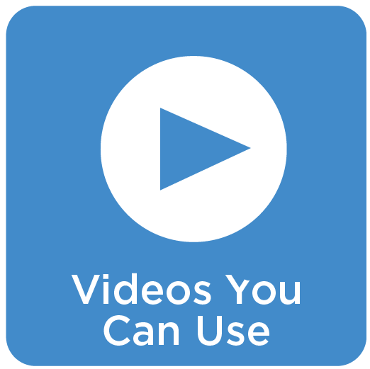 Videos You Can Use button