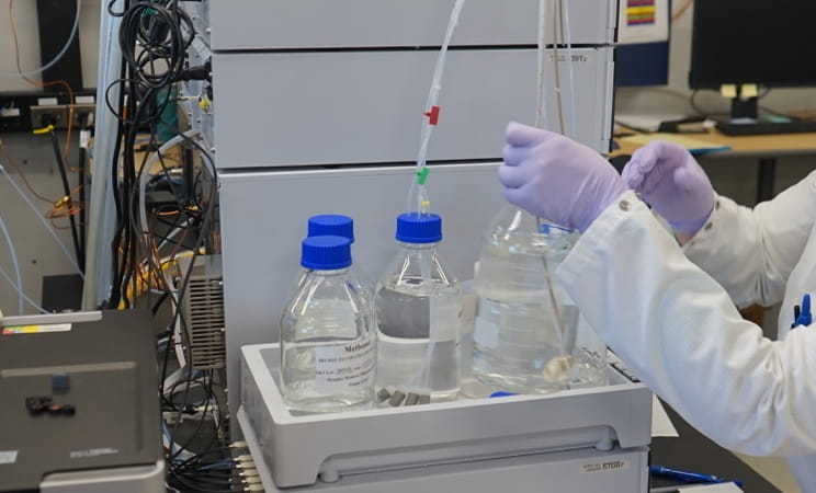 MDHHS Laboratory Worker Doing PFAS Testing