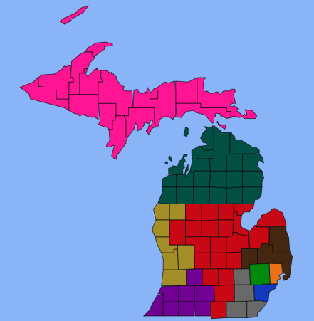 Michigan map image