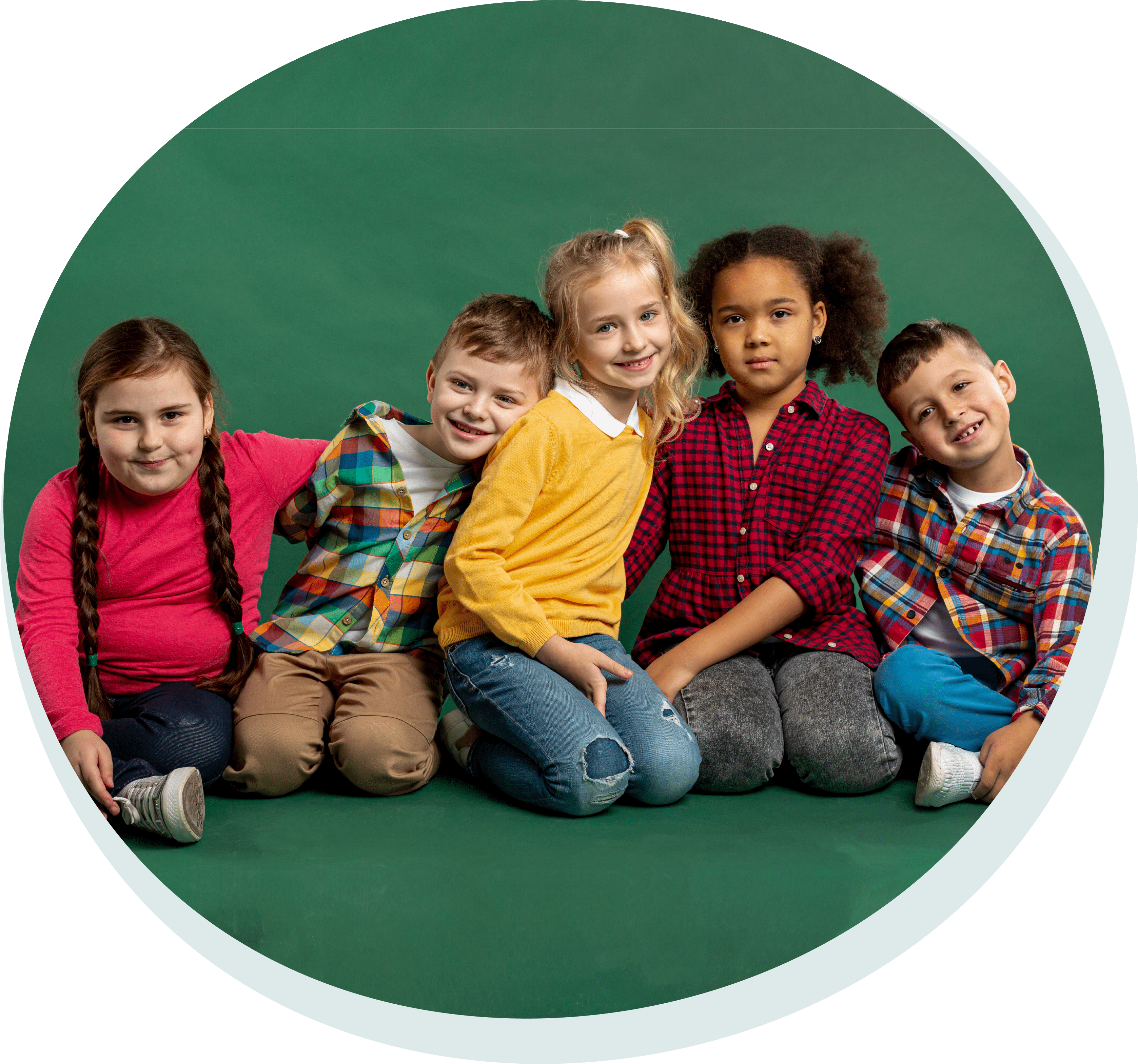 group of young kids