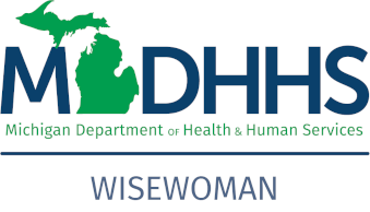 MDHHS WISEWOMAN (Well-Integrated Screening and Evaluation for WOMen Across the Nation) Program logo