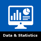 navigation tile for the Data & Statistics section of the website