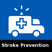 navigation tile for the Stroke Prevention section of the website
