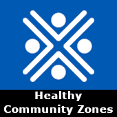 navigation tile for the Michigan Healthy Community Zones Initiative section of the website