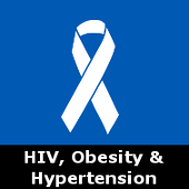 navigation tile for the HIV, Obesity & Hypertension section of the website