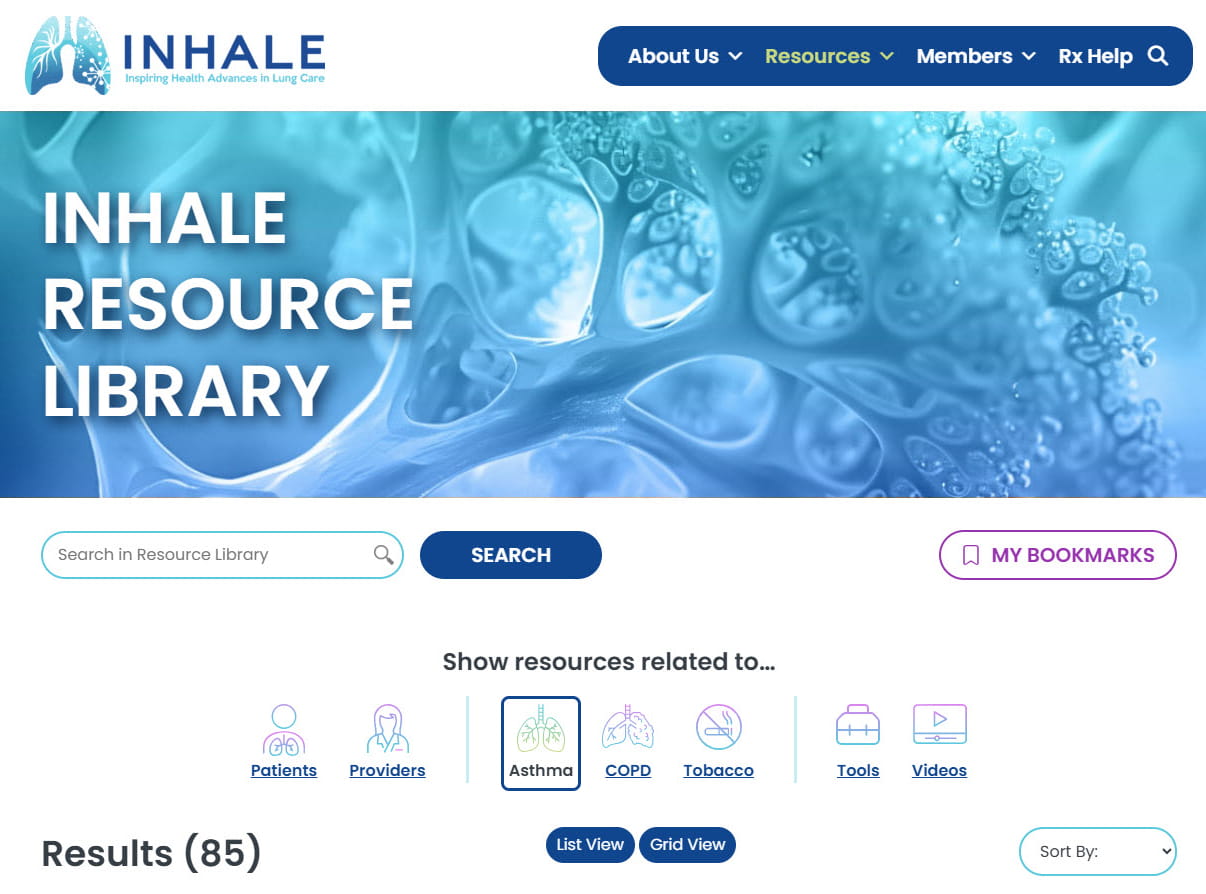 INHALE resource library asthma