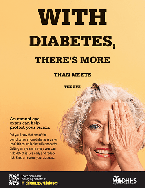 diabetic eye exam Poster