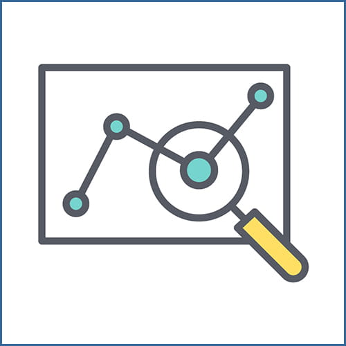 statistics and reports icon